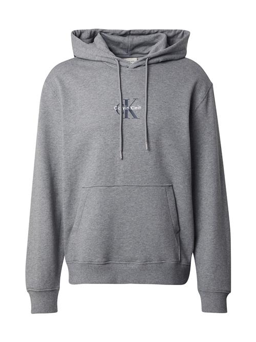 Calvin Klein Jeans Sweatshirt  basalgrå / grå-meleret / hvid