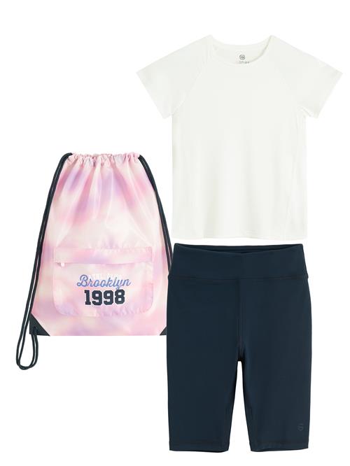 Cool Club Overall  navy / lyserød / hvid