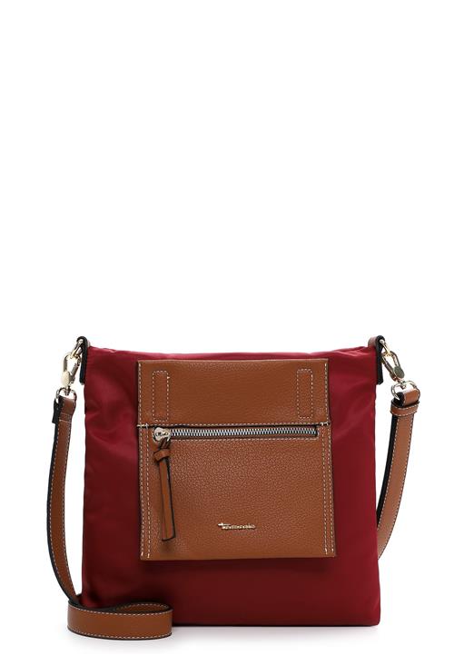 Tamaris Skuldertaske 'Fabrizia'  cognac / mørkerød