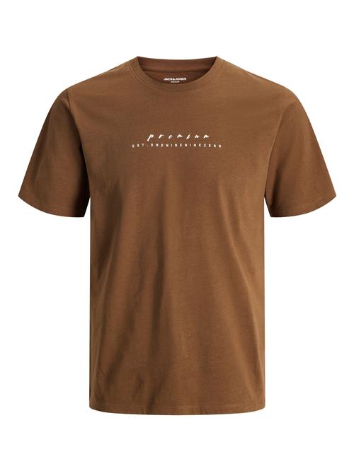 JACK & JONES Bluser & t-shirts  brun / hvid