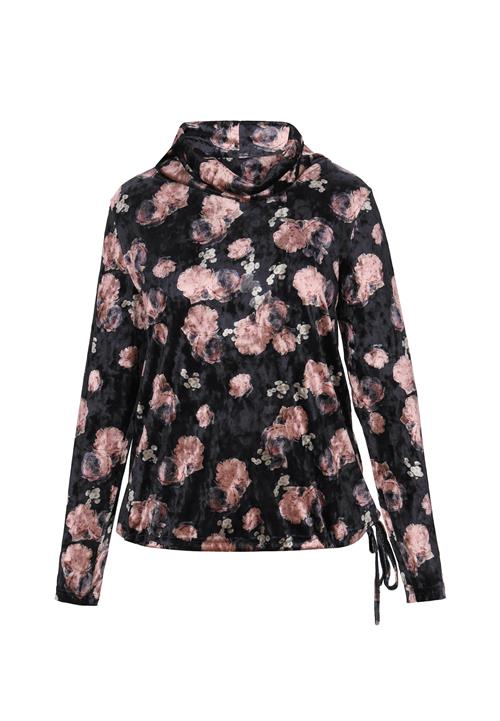 Usha Bluse  gammelrosa / sort