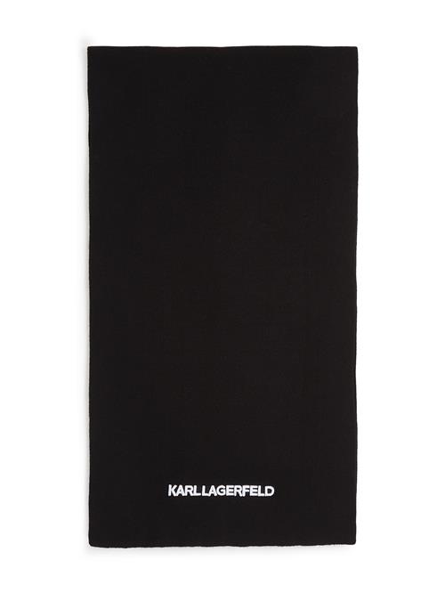 Karl Lagerfeld Sjal  sort / hvid