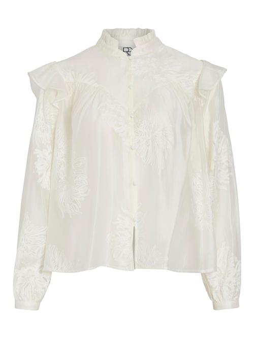 ROUGE EDIT Bluse  perlehvid