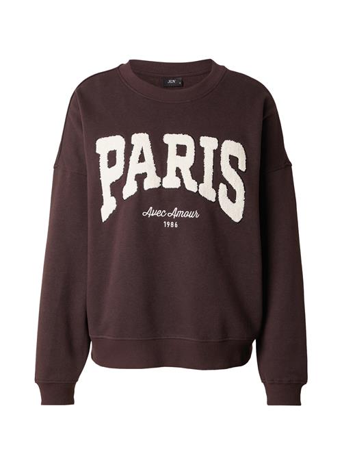 JDY Sweatshirt 'JDYMESA'  beige / mørkebrun