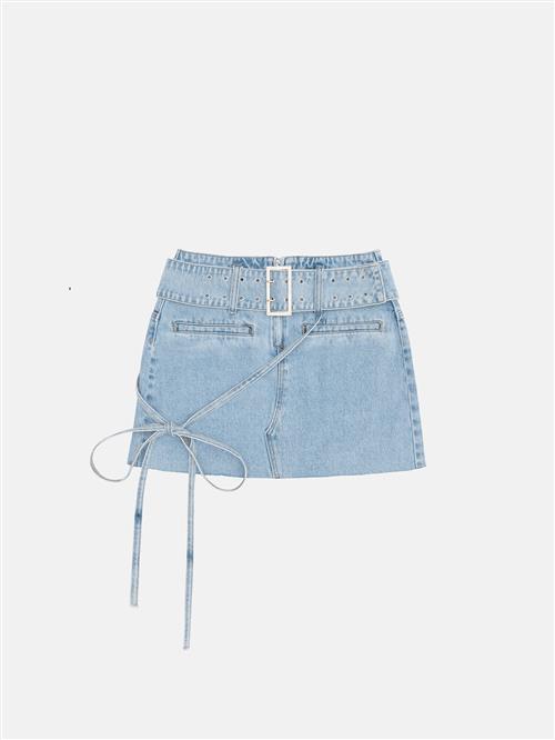 ENRAGE Nederdel  blue denim