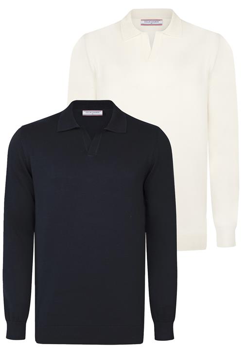 Felix Hardy Pullover  sort / hvid