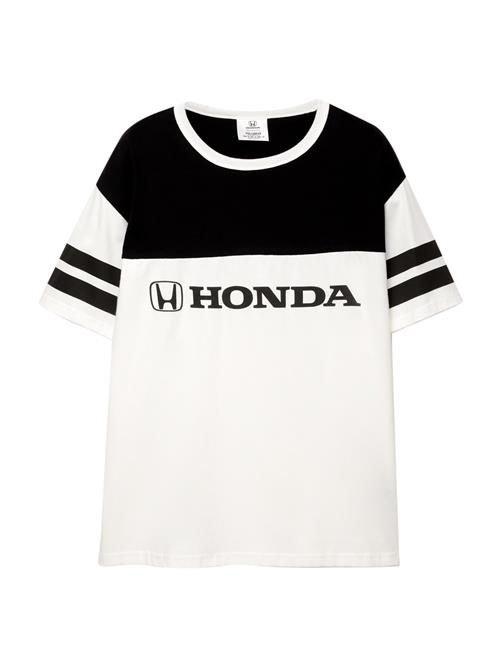 Pull&Bear Bluser & t-shirts 'HONDA'  sort / offwhite