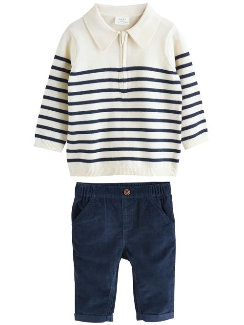 Next Sæt  navy / hvid