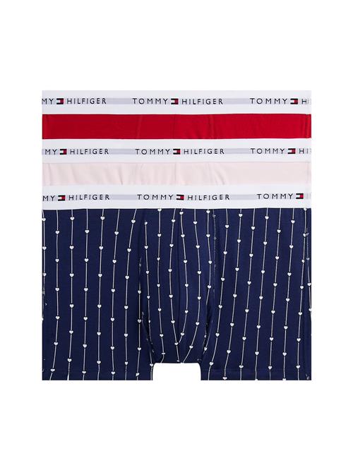 Tommy Hilfiger Underwear Boksershorts 'Essential'  navy / lyserød / rød / hvid