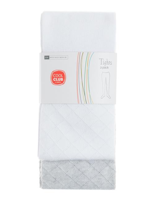 Cool Club Strømpebukser  grå / hvid