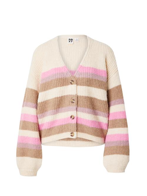 ROXY Cardigan 'MARBLE TILES'  beige / karamel / lavendel / pink