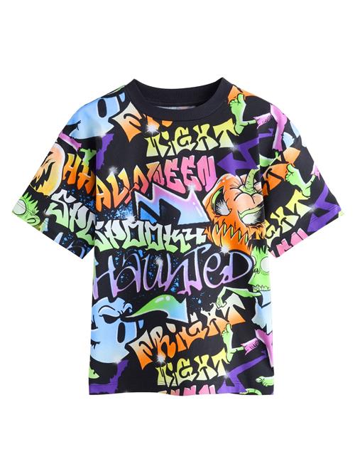 Next Shirts  violetblå / mørkeorange / pink / sort