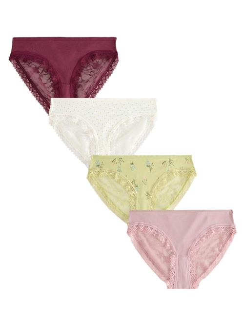 Next Slip  grøn / lyserød / rød / hvid