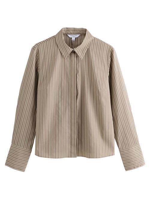 Next Bluse 'Essential'  ecru / brun / lysebrun