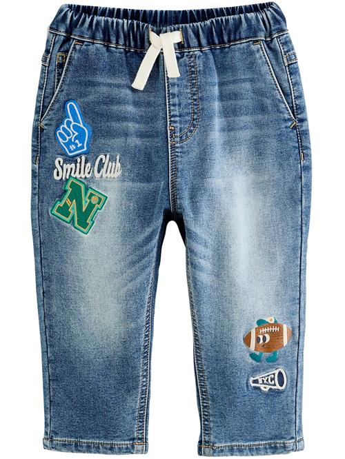 Next Jeans  beige / blue denim / lyseblå / grøn