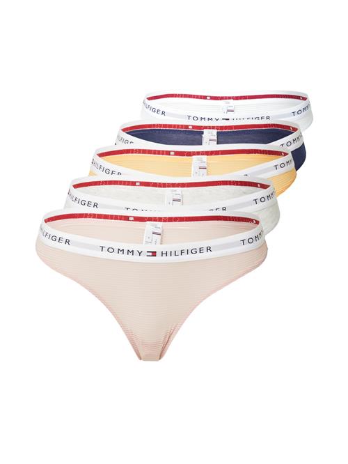 Tommy Hilfiger Underwear String 'Essential'  navy / mørkegul / grå / lys pink / hvid