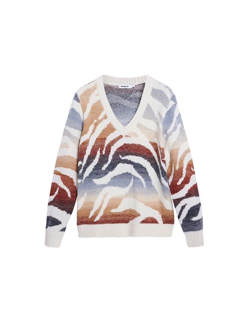 Desigual Pullover  creme / blå / marin / brun / hvid