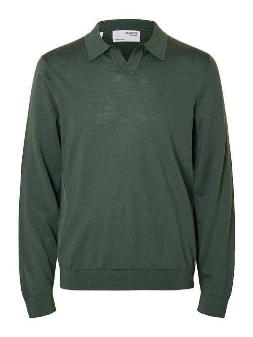 SELECTED Pullover 'SLHTRAY'  mørkegrøn