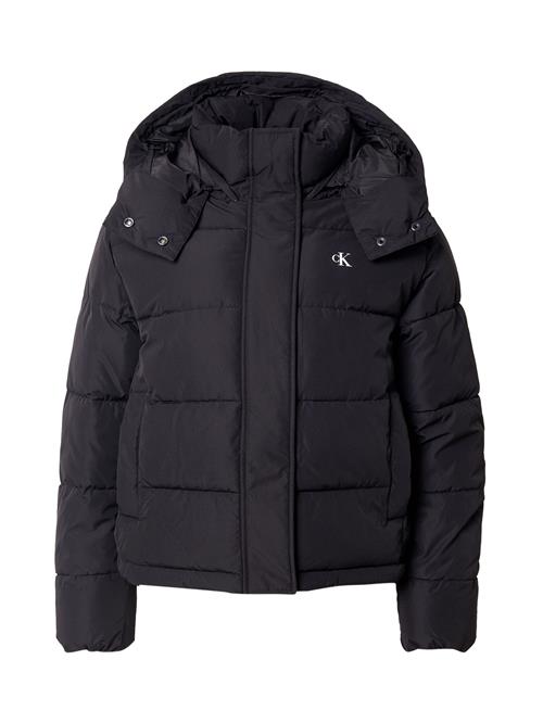 Calvin Klein Jeans Vinterjakke  sort / hvid
