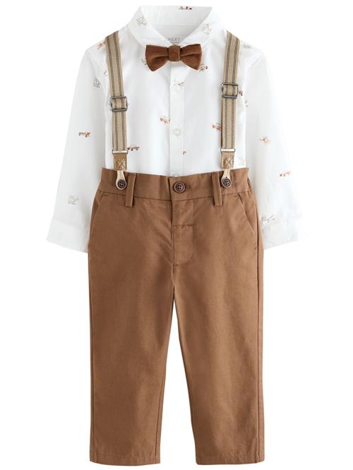 Next Sæt  brun / hvid