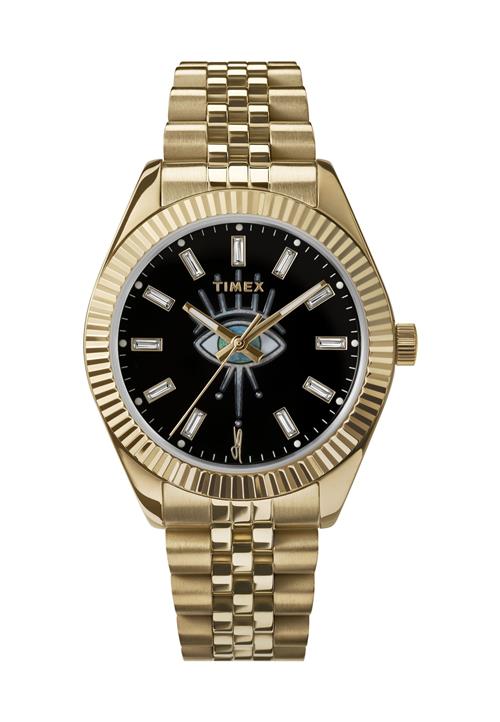 TIMEX Analogt ur 'Jacquie Aiche'  guld / sort