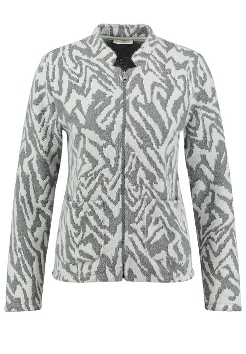 Key Largo Cardigan 'Cosmic'  grå / hvid
