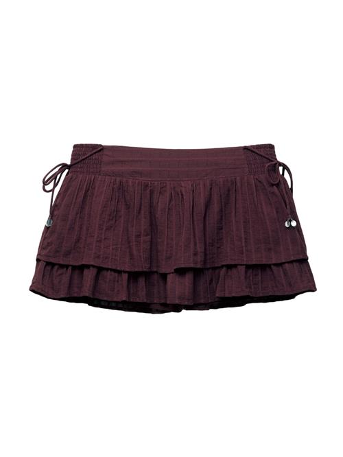 Pull&Bear Nederdel  burgunder