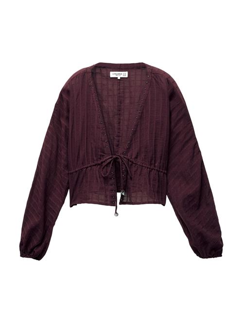 Pull&Bear Bluse  burgunder