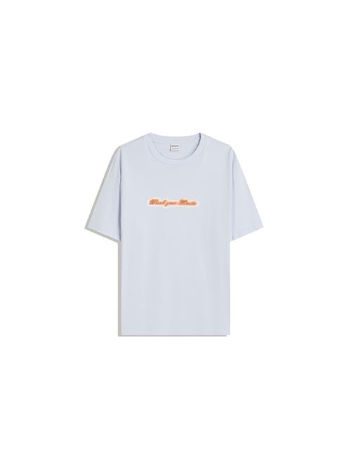 Bershka Bluser & t-shirts  pastelorange / hvid