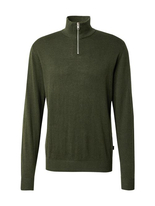 JACK & JONES Pullover 'JJEEmil'  mørkegrøn