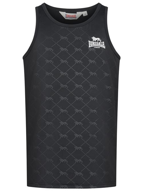 LONSDALE Bluser & t-shirts 'Sandringham'  grå / sort / hvid