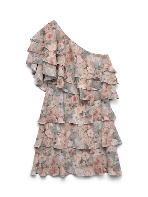 VERO MODA Kjole 'VMSabrina'  turkis / lysegrå / lyserød / rustrød