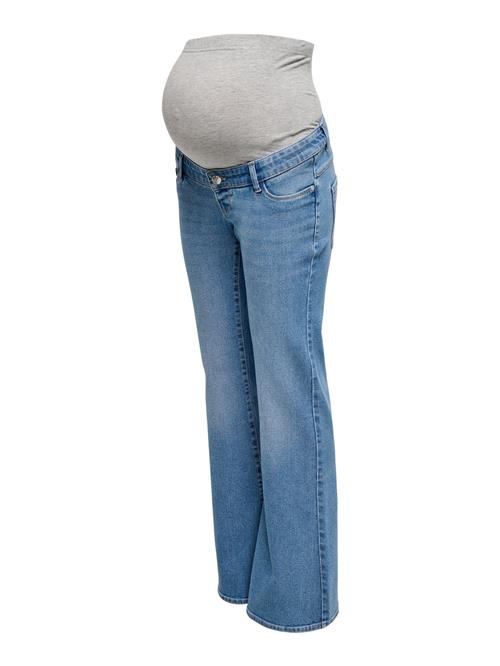 Only Maternity Jeans 'OLMLana'  blue denim / grå