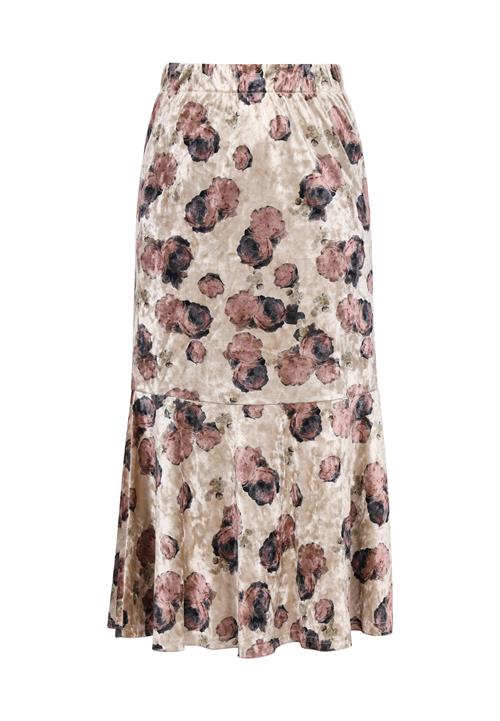 Usha Nederdel  beige / blandingsfarvet