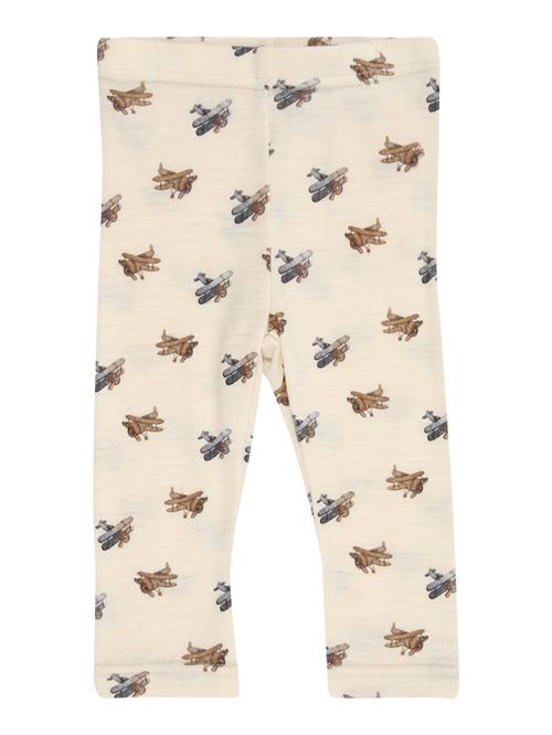 NAME IT Leggings 'NBMNALU'  brun / grå / hvid