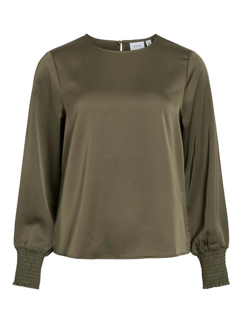 VILA Bluse 'VIELLETTE'  oliven