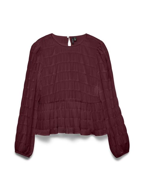 VERO MODA Bluse 'VMERMA'  bordeaux
