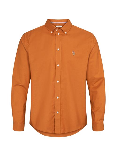 U.S. POLO ASSN. Skjorte 'Calvert'  orange
