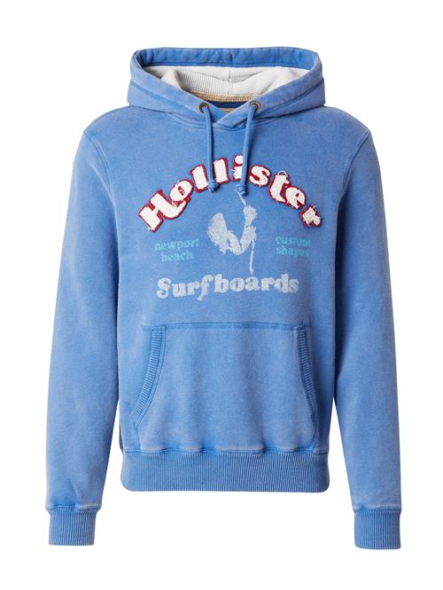 HOLLISTER Sweatshirt  safir / aqua / rød / hvid