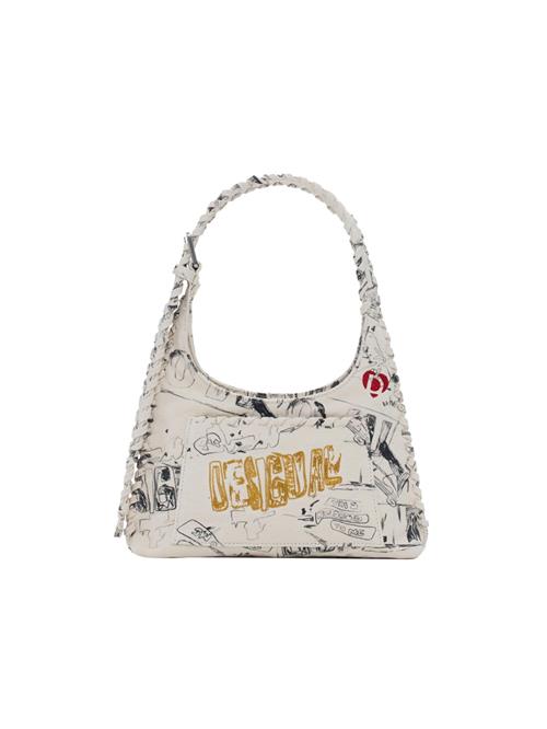 Desigual Skuldertaske  gul / rød / sort / offwhite