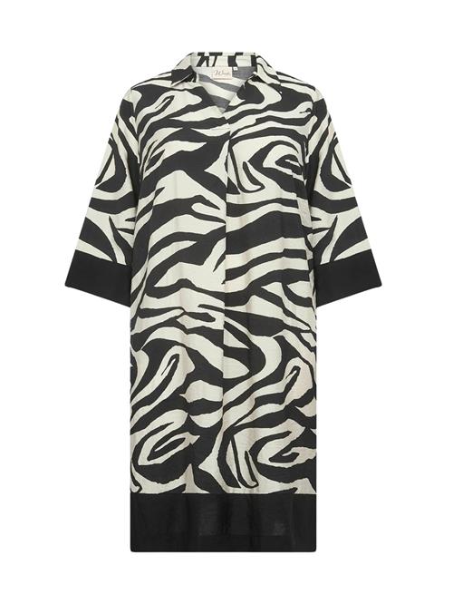 Wasabi Concept Kjole  sort / hvid