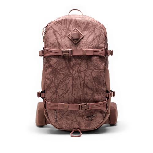 Herschel Sportsrygsæk 'All Season Pro'  choko / gammelrosa / sort