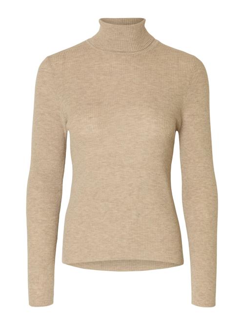 SELECTED Pullover 'SLFINGRID'  greige