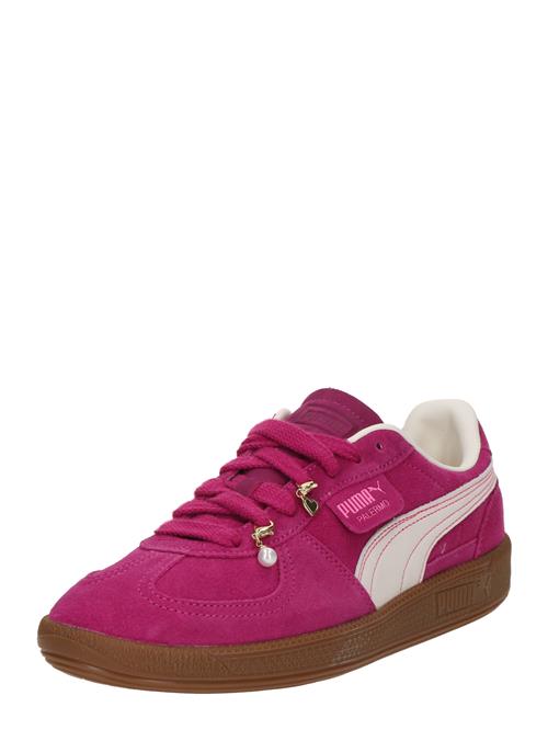 PUMA Sneaker low 'Palermo Pin It Up'  magenta / hvid