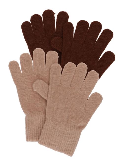 CeLaVi Handsker  beige / mørkebrun