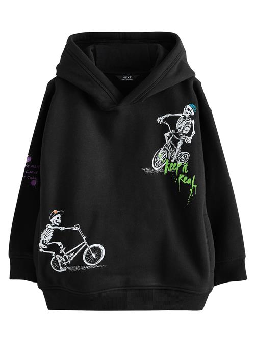 Next Sweatshirt  neongrøn / orange / sort / hvid