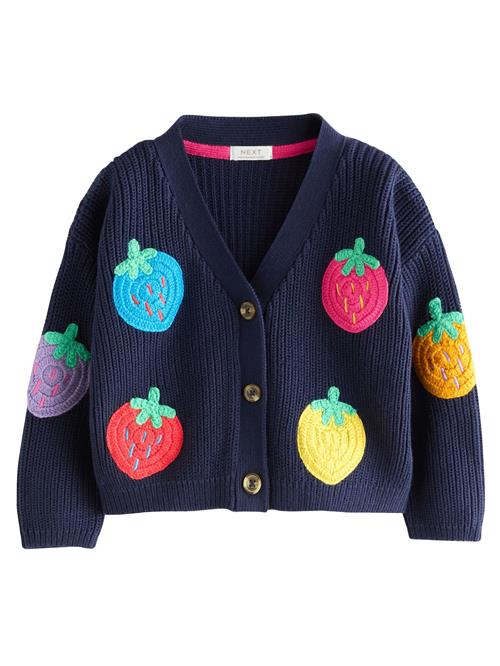 Next Cardigan  navy / lyseblå / gul / rød