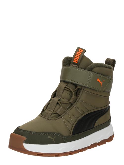 PUMA Snowboots 'Evolve'  oliven / sort