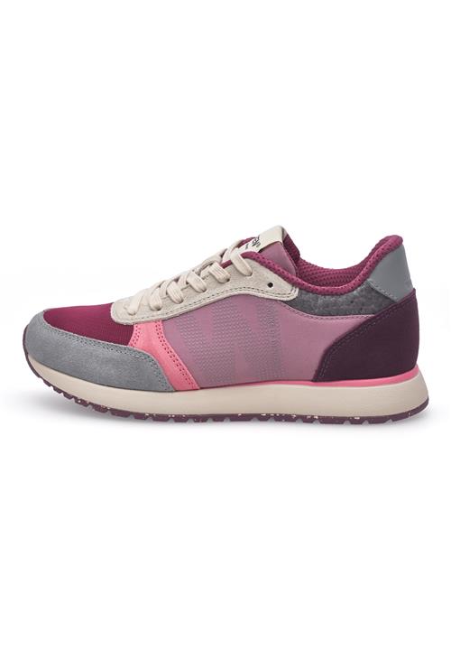 WODEN Sneaker low 'Ronja'  beige / grå / lys pink / mørk pink / burgunder