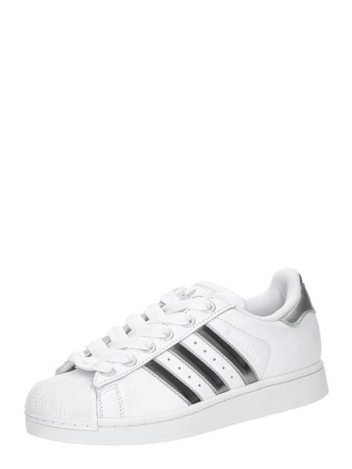 ADIDAS ORIGINALS Sneaker low 'SUPERSTAR II'  sølv / hvid
